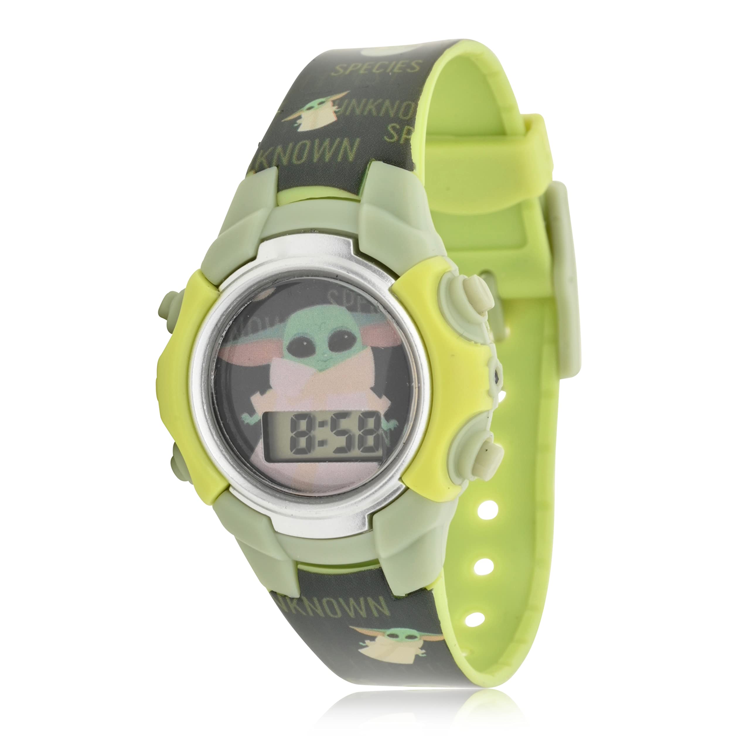 Baby Yoda Watch for Kids - Star Wars Digital Watch with Soft Silicone Case for Boys & Girls | Perfect for School & Play