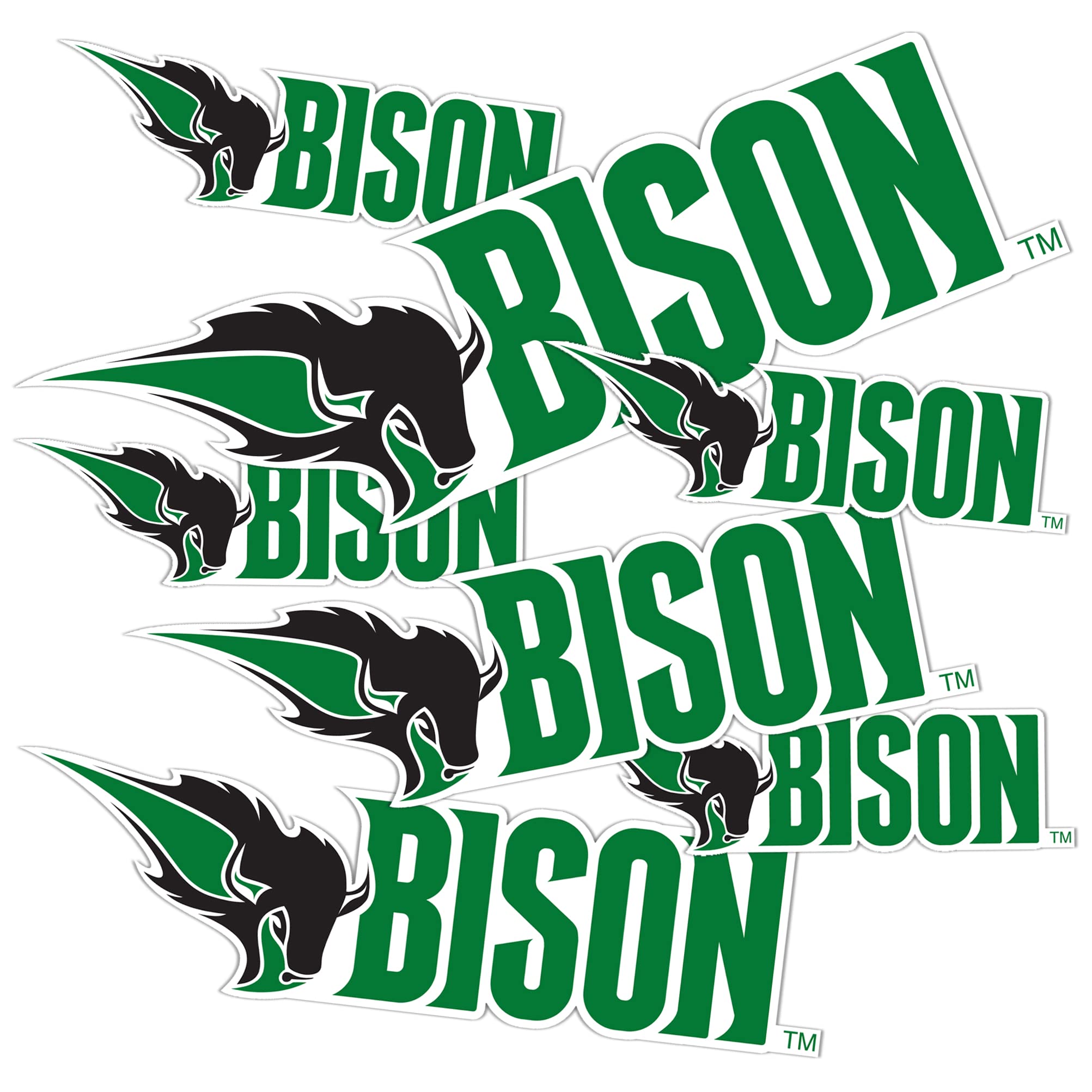 Oklahoma Baptist University OBU Bison Vinyl Decal Sticker - Desert Cactus Design for Laptop, Water Bottle, Car & Scrapbook - Durable Waterproof Decals for College Pride & School Spirit