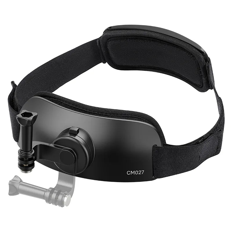 Ulanzi CM027 Go Quick II Head Strap Mount for Action Camera & Smartphone - Compatible with GoPro, DJI Osmo, iPhone - Perfect for Vlogging, Sports, Travel Adventures