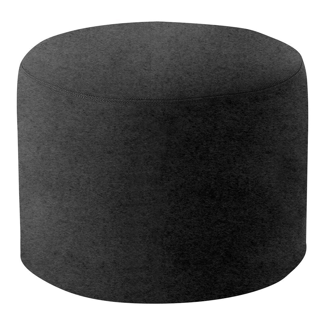 Softline Drum Pouf Ottoman - Round Floor Cushion for Living Room, Bedroom & Nursery - Versatile Seating & Footrest - Plush & Comfortable - Perfect for Relaxing, Lounging & Decorating