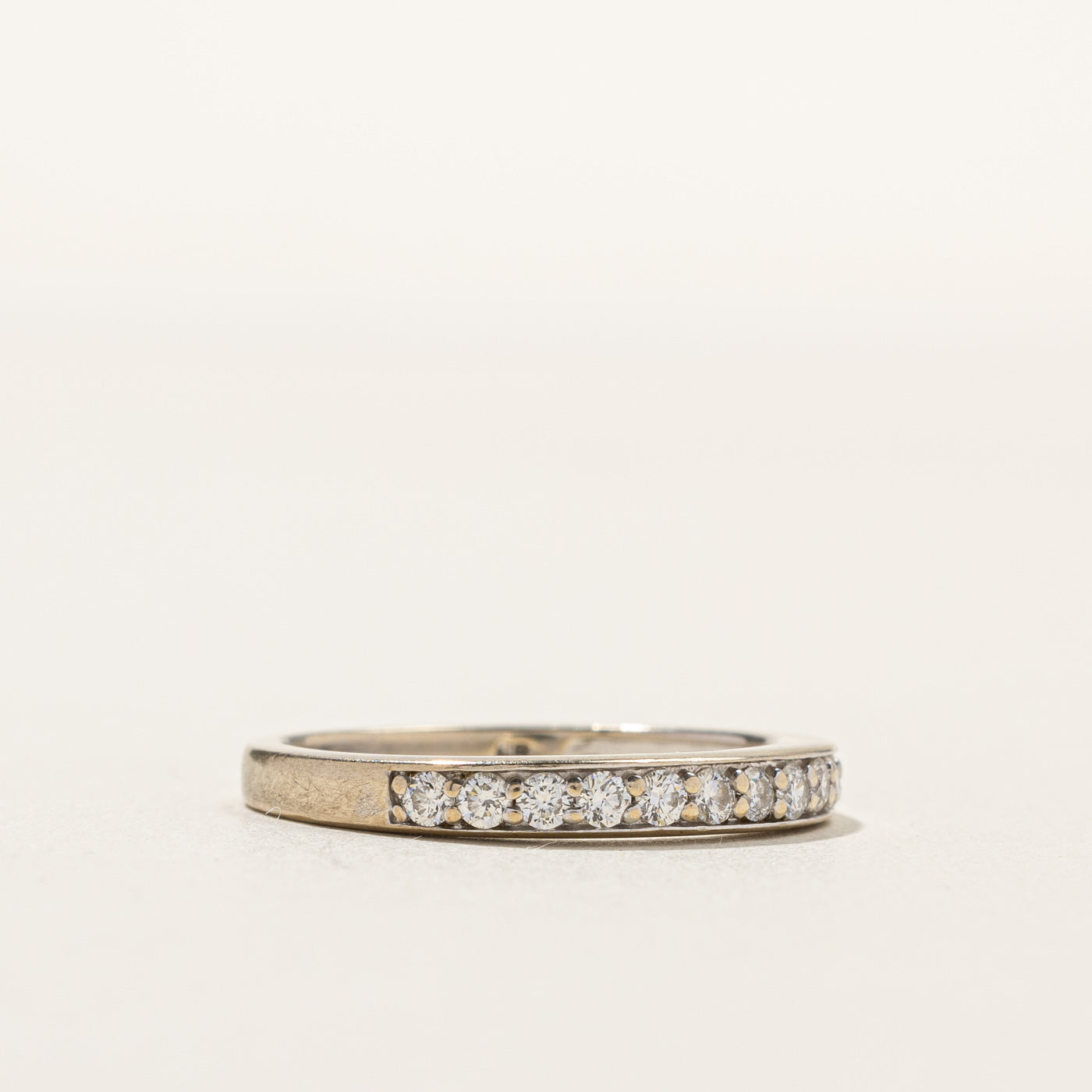 0.30ctw Semi Eternity Diamond Ring - Size 6.5 | Elegant Wedding Band, Anniversary Gift, or Everyday Luxury Jewelry for Women