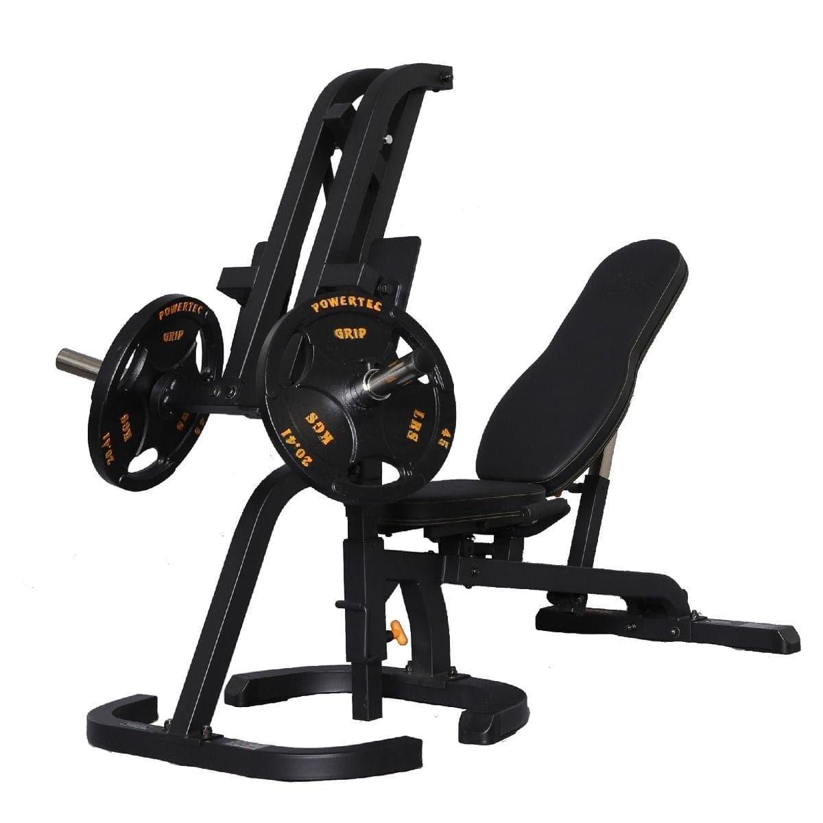 Powertec Workbench Leg Press Attachment - Heavy Duty Home Gym Equipment for Strength Training & Leg Workouts - Perfect for Home Fitness, Bodybuilding & CrossFit Training