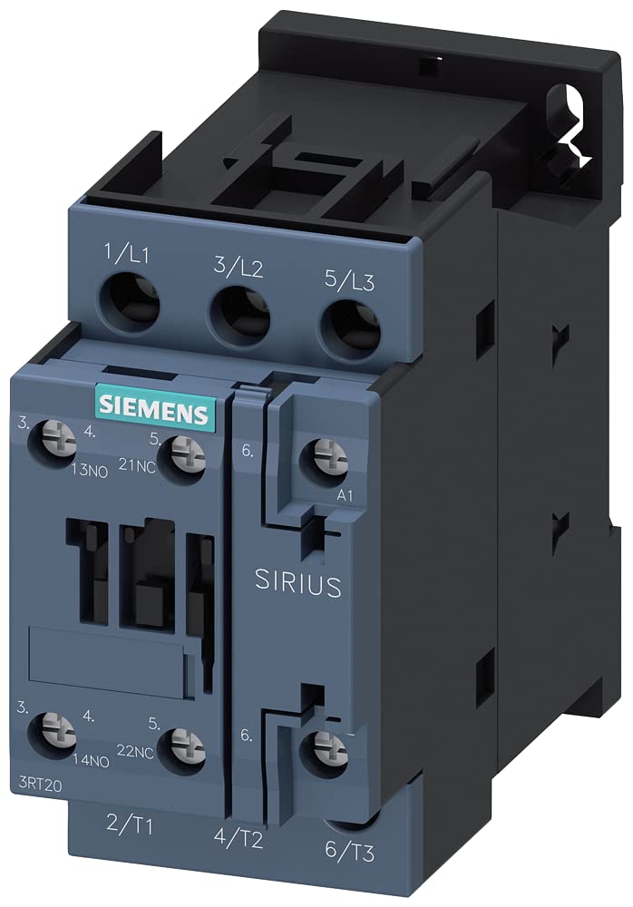 Siemens 3RT2025-1AC20 3 Pole 16A 24VAC Coil IEC Contactor - Perfect for Industrial Motor Control, HVAC Systems & Automation Equipment