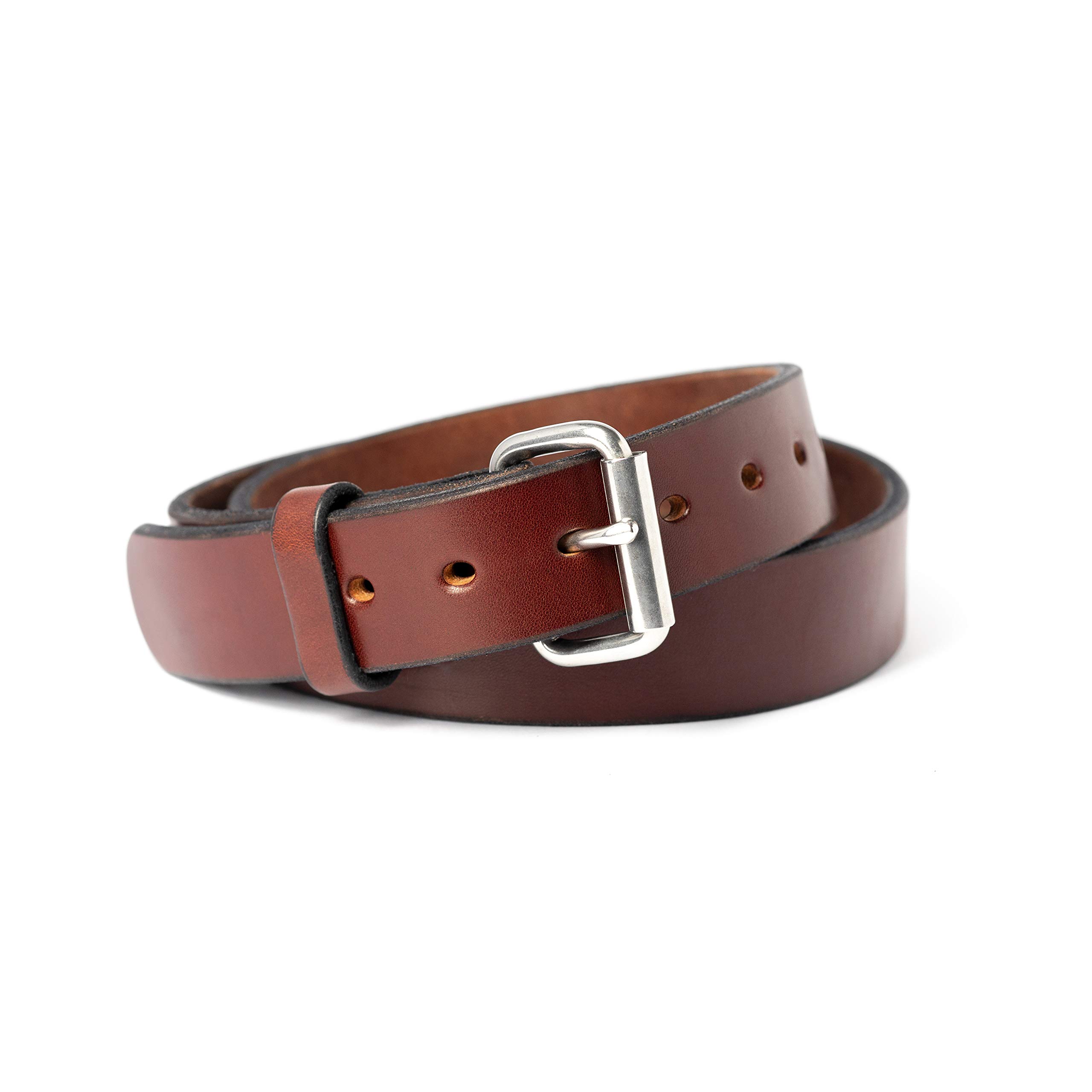 Relentless Tactical Premium Leather Gun Belt for Men | USA Made Concealed Carry Belt (CCW) | Heavy Duty Tactical Belt for Shooting Range, Hunting & Everyday Wear