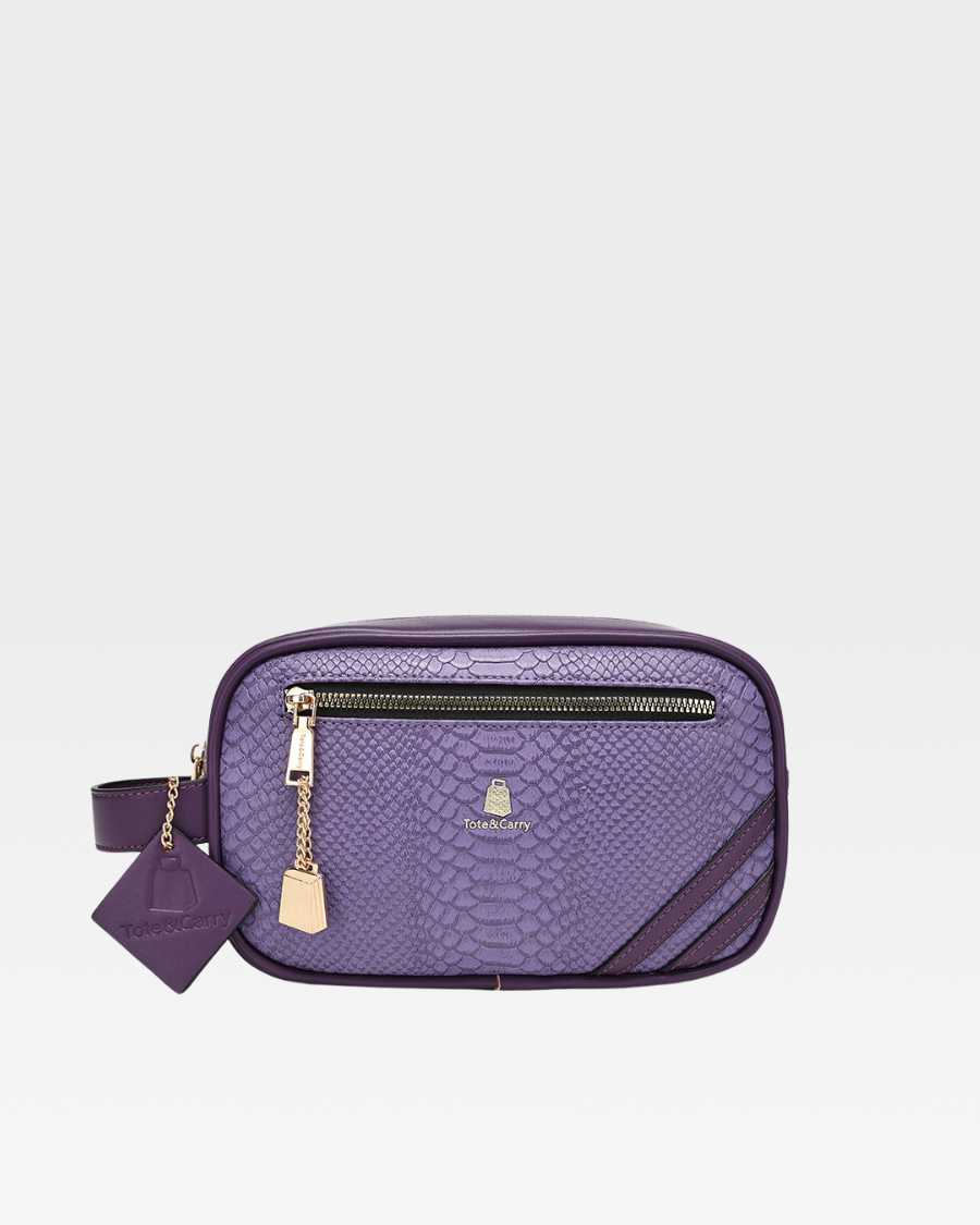Apollo 1 Waterproof Travel Toiletry Bag - Purple Cosmetic Organizer for Men & Women | Perfect for Vacation, Gym, Camping & Business Trips