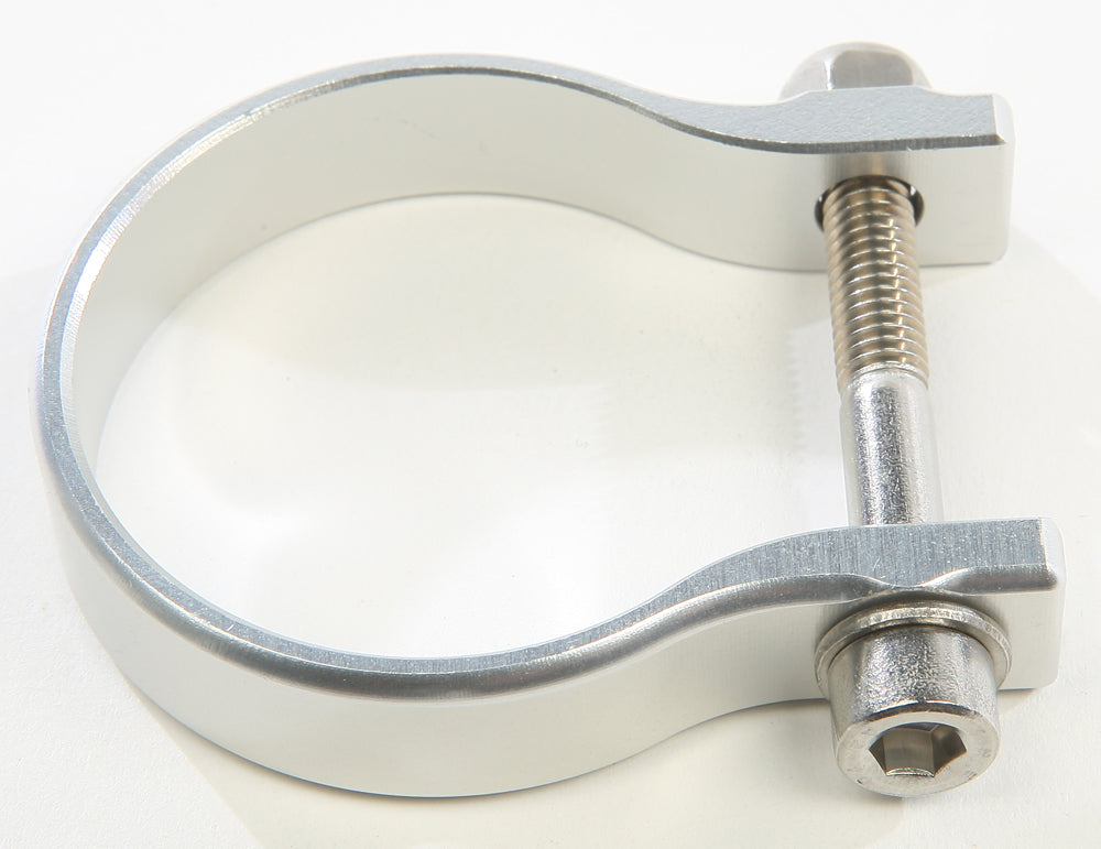 1.75 Inch Silver Strap Clamp - Heavy Duty Metal Hose Clamp for Plumbing, Automotive, and DIY Projects