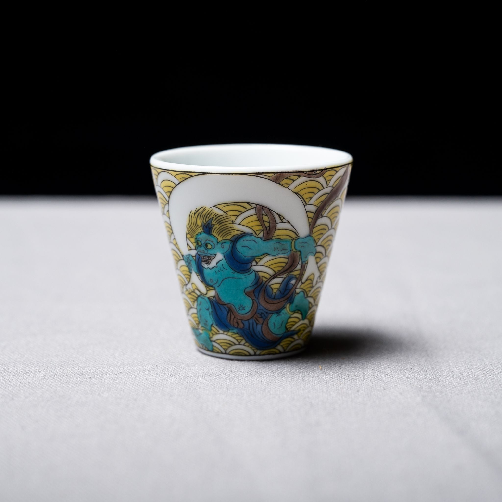Kutani Design x Wakasa Porcelain Sake Cup Set - 30 Unique Japanese Ceramic Drinking Cups for Sake, Tea & Cocktails - Traditional Handcrafted Japanese Tea Ceremony & Home Bar Accessories