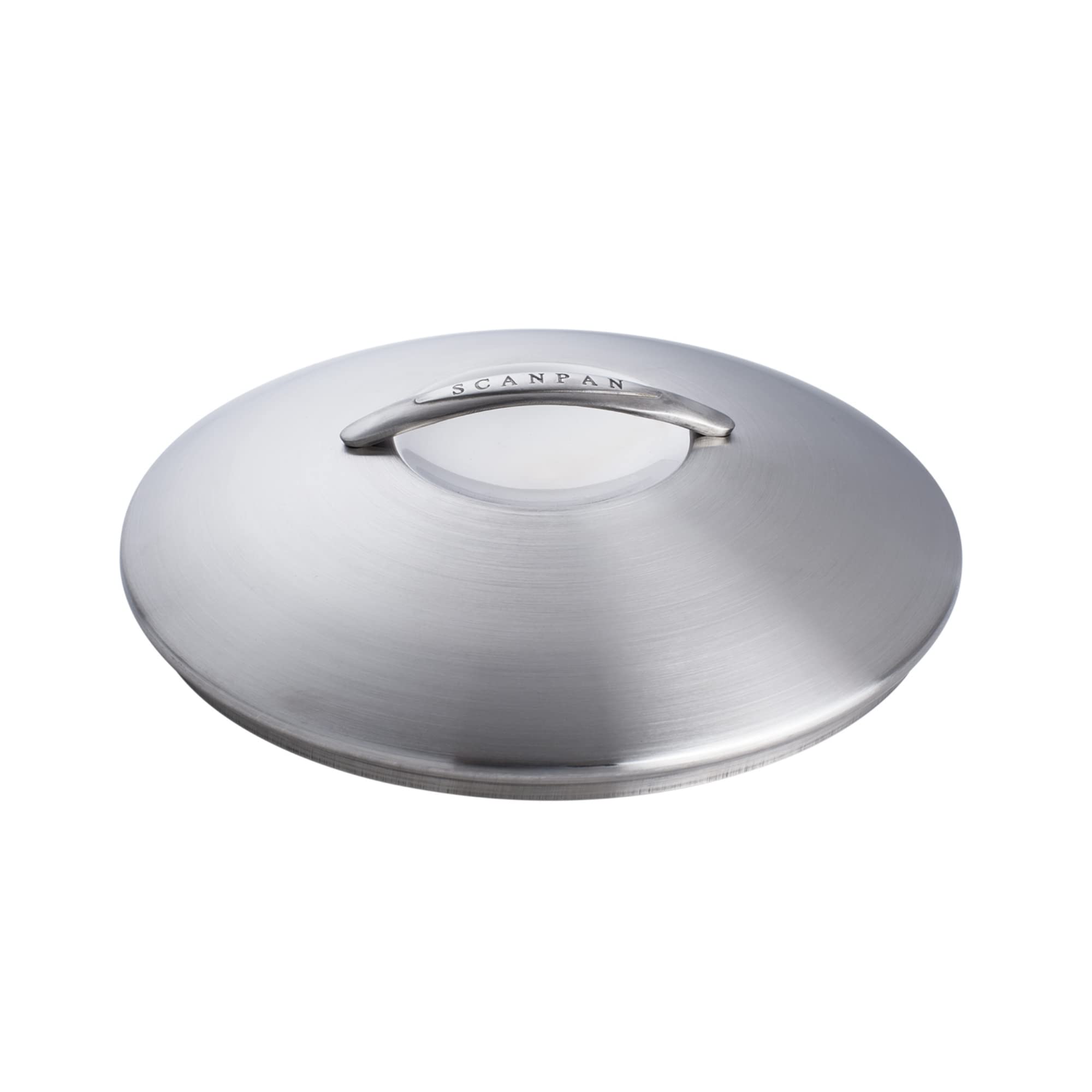 SCANPAN Professional 8-Inch Stainless Steel Pan Lid - Universal Fit for Cookware with Same Diameter - Dishwasher & Oven Safe - Perfect for Frying, Sautéing & Baking