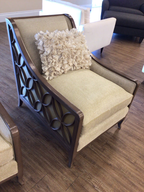 Caracole Social Butterfly Arm Chair - Elegant Upholstered Accent Chair for Living Room, Lounge & Office - Perfect for Home Decor & Comfortable Seating