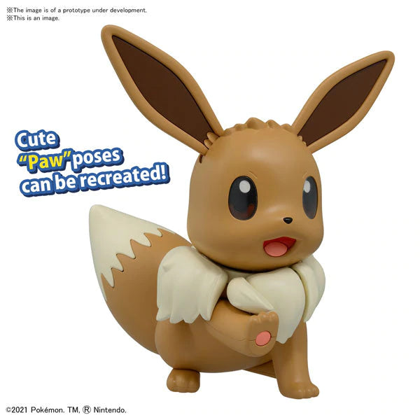 Bandai Pokemon Model Kit - Big #2 Eevee (Evoli) Collectible Figure for Display & Gifts | Perfect for Anime Fans, Pokemon Collectors & Home Decor