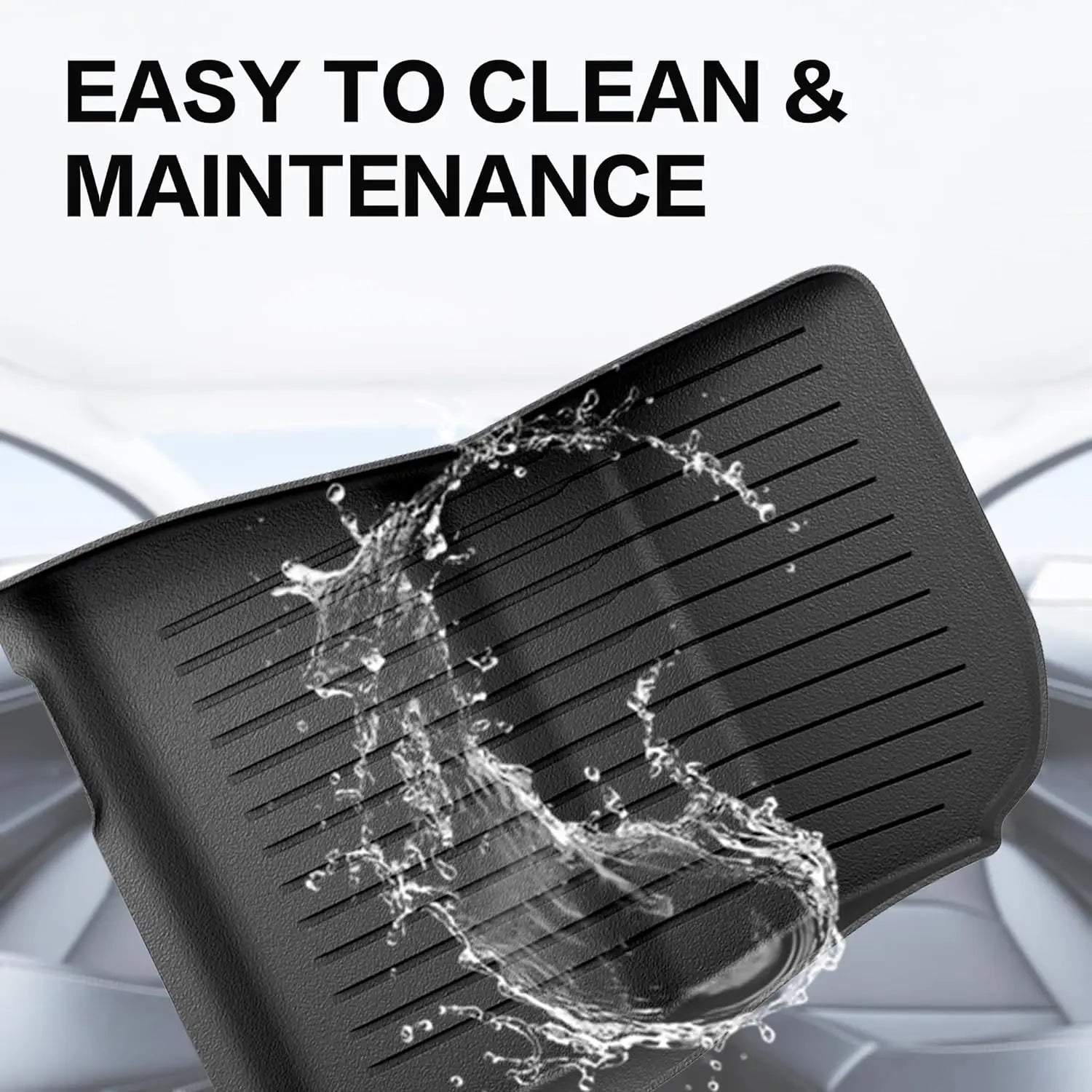 Premium All-Weather TPE Floor Mats for Tesla Model 3 (2021-2023) - 6-Piece Set with Cargo Liner & Trunk Mats - Durable, Non-Slip Car Accessories for Year-Round Protection - Perfect for Daily Commutes, Road Trips & Outdoor Adventures