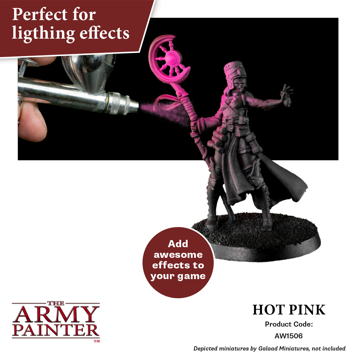 Warpaints Air Fluorescent Paint - Hot Pink Color for Art, DIY Projects & Creative Designs - Perfect for Canvas, Wood & Fabric Painting