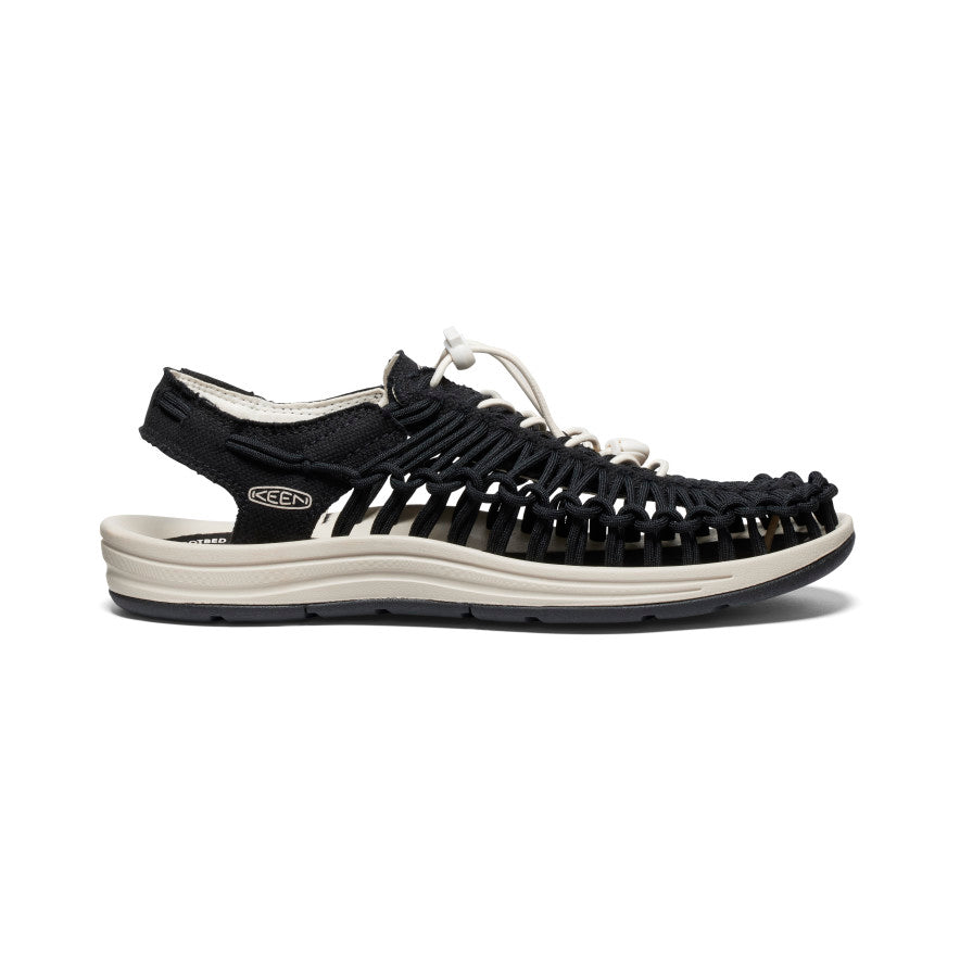 UNEEK Men's Canvas Shoes - Black/Birch | Comfortable & Stylish Sneakers for Casual Wear, Walking & Outdoor Activities