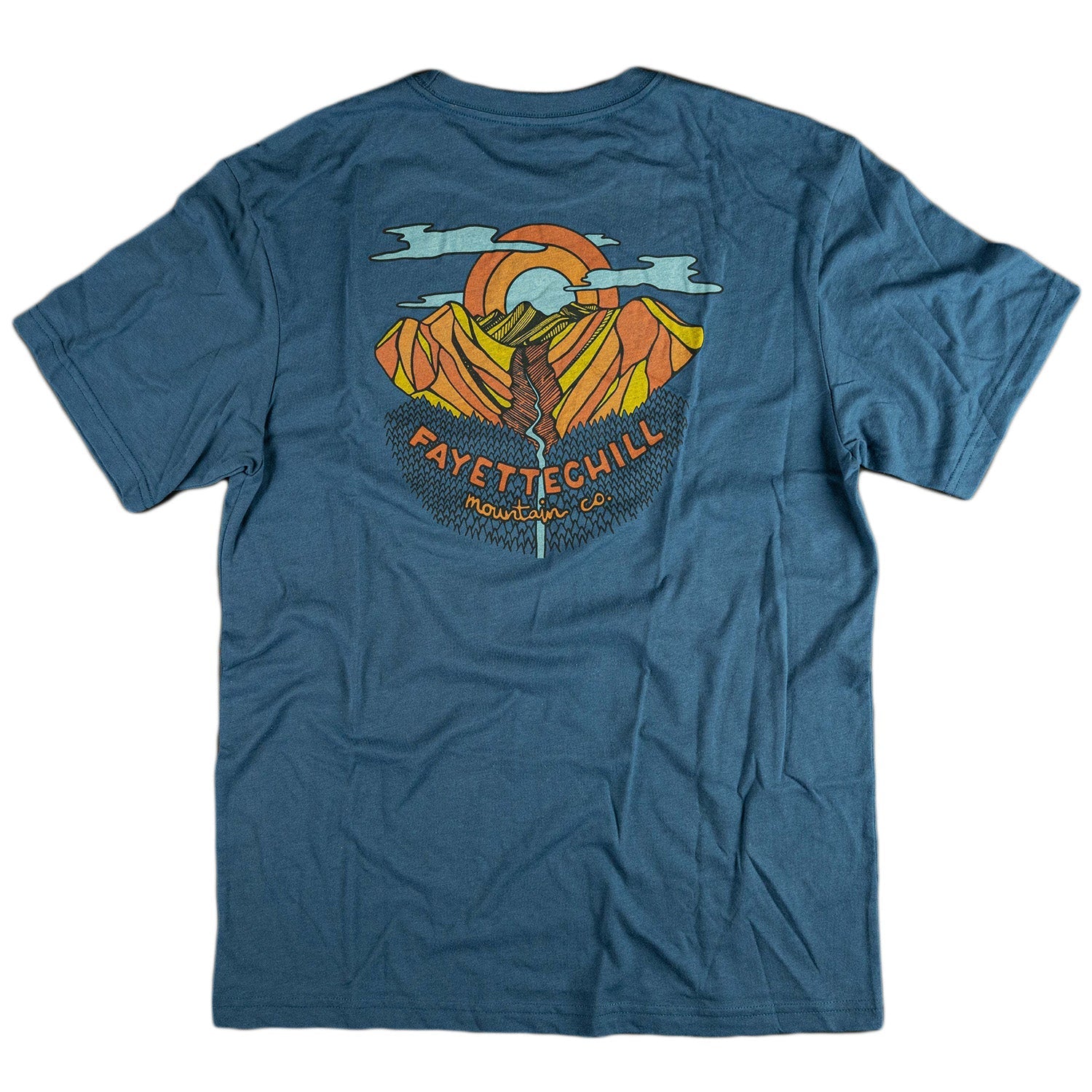 Alpenglow Short Sleeve T-Shirt for Men - Lightweight, Breathable Cotton Tee - Outdoor Hiking & Casual Wear