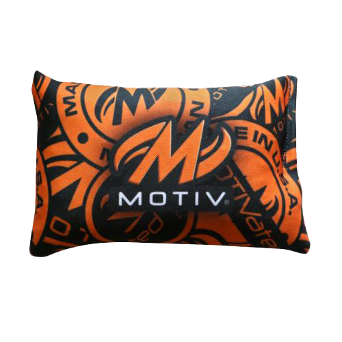 Motiv Flex Grip Sack - Orange/Black Bowling Ball Bag with Reinforced Handles - Perfect for League Play & Tournament Travel