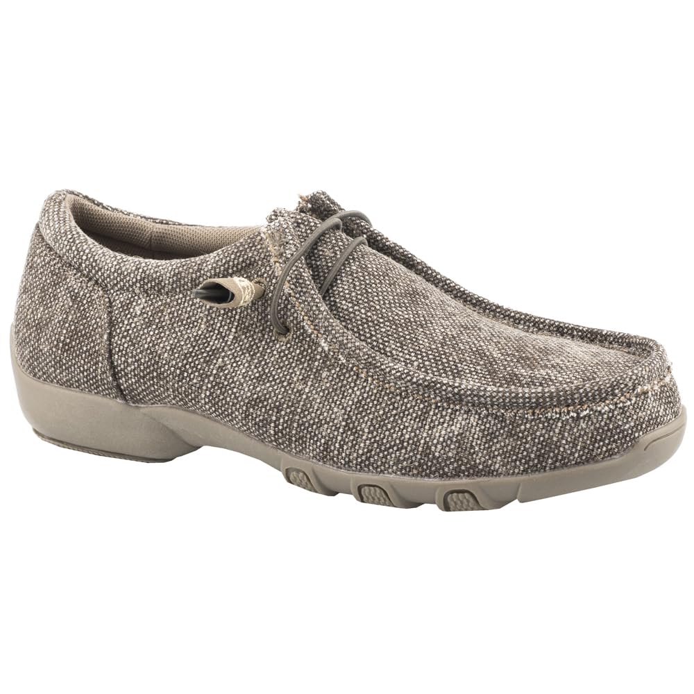 ROPER Women's Chillin Moccasins Flats - Soft Slip-On Casual Shoes for Women, Comfortable Indoor/Outdoor House Slippers - Brown | Perfect for Lounging, Errands & Cozy Home Wear
