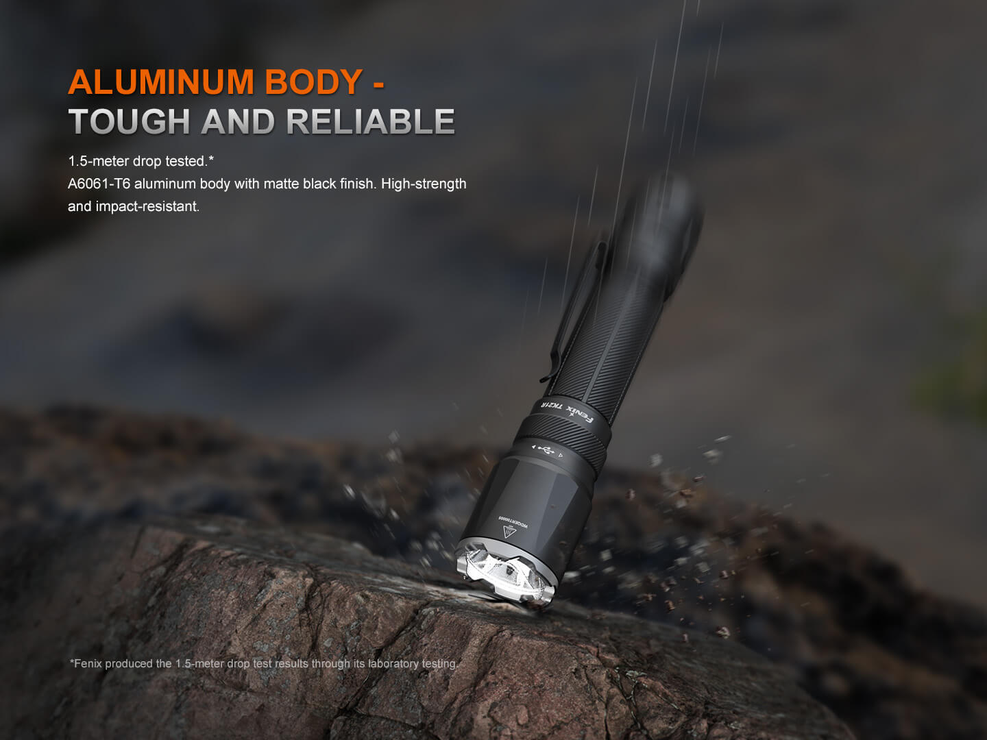 Fenix TK21R Rechargeable Tactical Flashlight - 1000 Lumens, High Performance LED, Waterproof for Outdoor, Camping, Hiking & Emergency Use