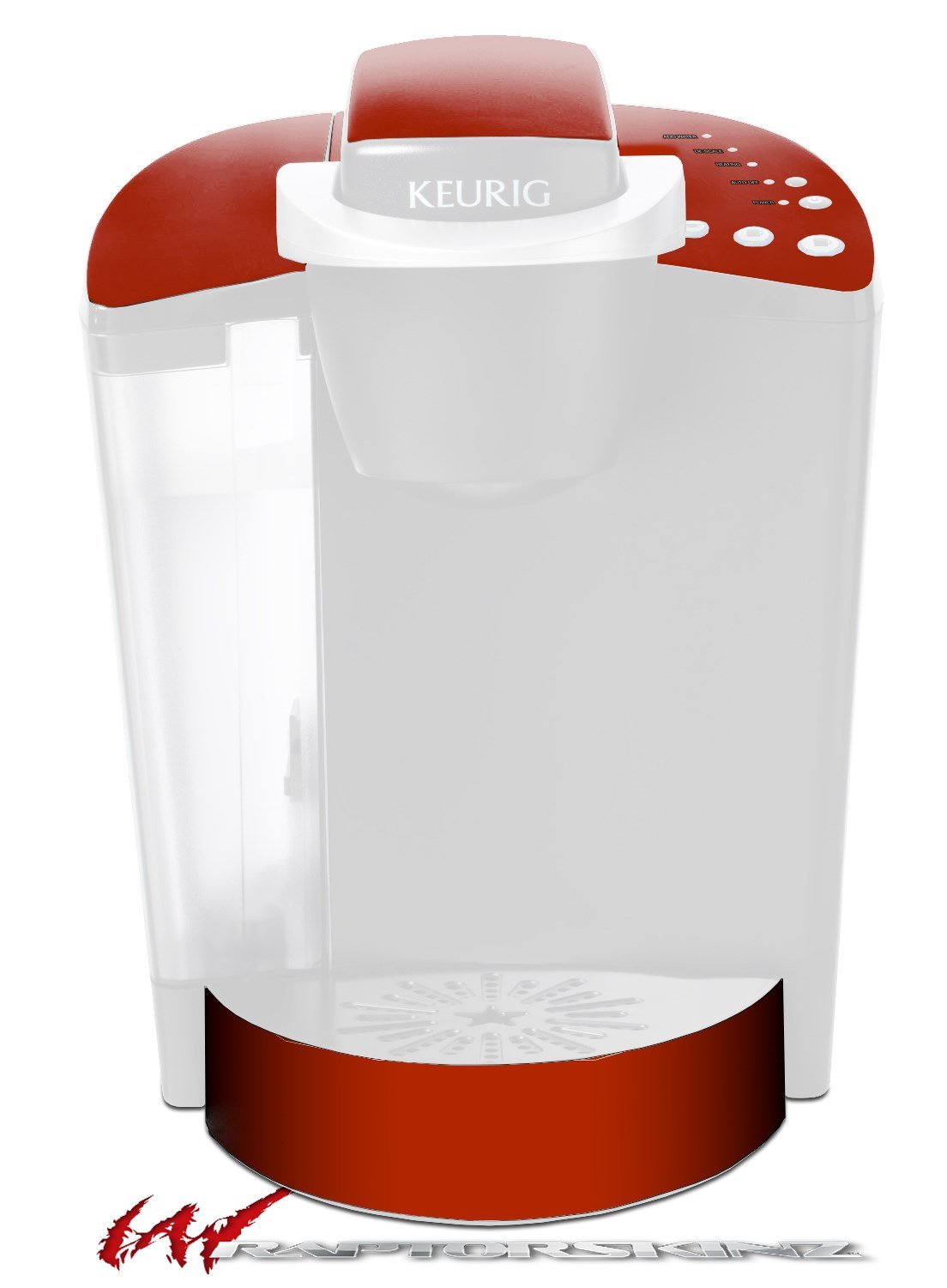 Premium Decal Vinyl Skin for Keurig K40 Elite Coffee Maker - Solid Red Dark (Coffee Maker Not Included) | Perfect for Kitchen Decor & Coffee Station Upgrade