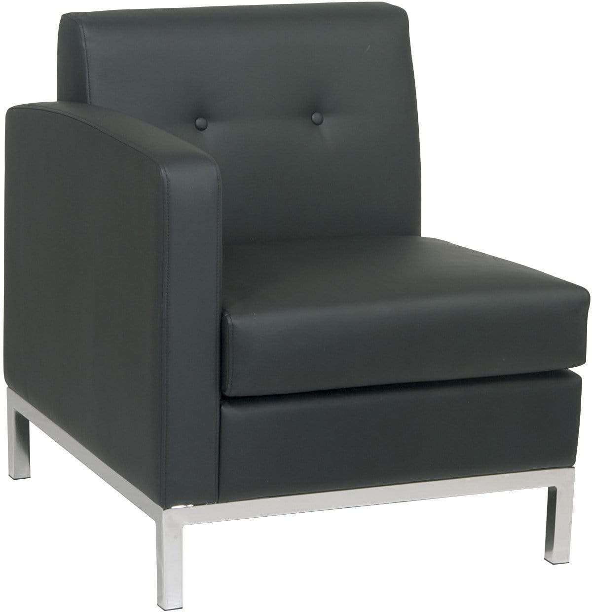 Ave Six Wall Street Left Arm Facing Modular Sofa [WST51LF] - Modern Sectional Couch for Living Room, Office & Lounge Spaces