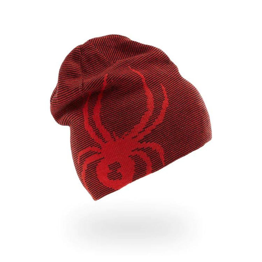 Spyder Reversible Boys Bug Beanie - Warm Winter Hat for Kids in 2 Sizes (S/M & L/XL) - Perfect for Skiing, Snowboarding & Outdoor Winter Activities