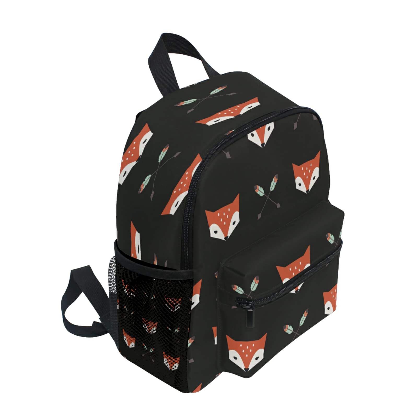 Senya Fox and Arrows Kids Backpack with Adjustable Chest Clip - Lightweight Toddler School Bag for Preschool Boys & Girls - Perfect for Daycare, Kindergarten, and Outdoor Adventures