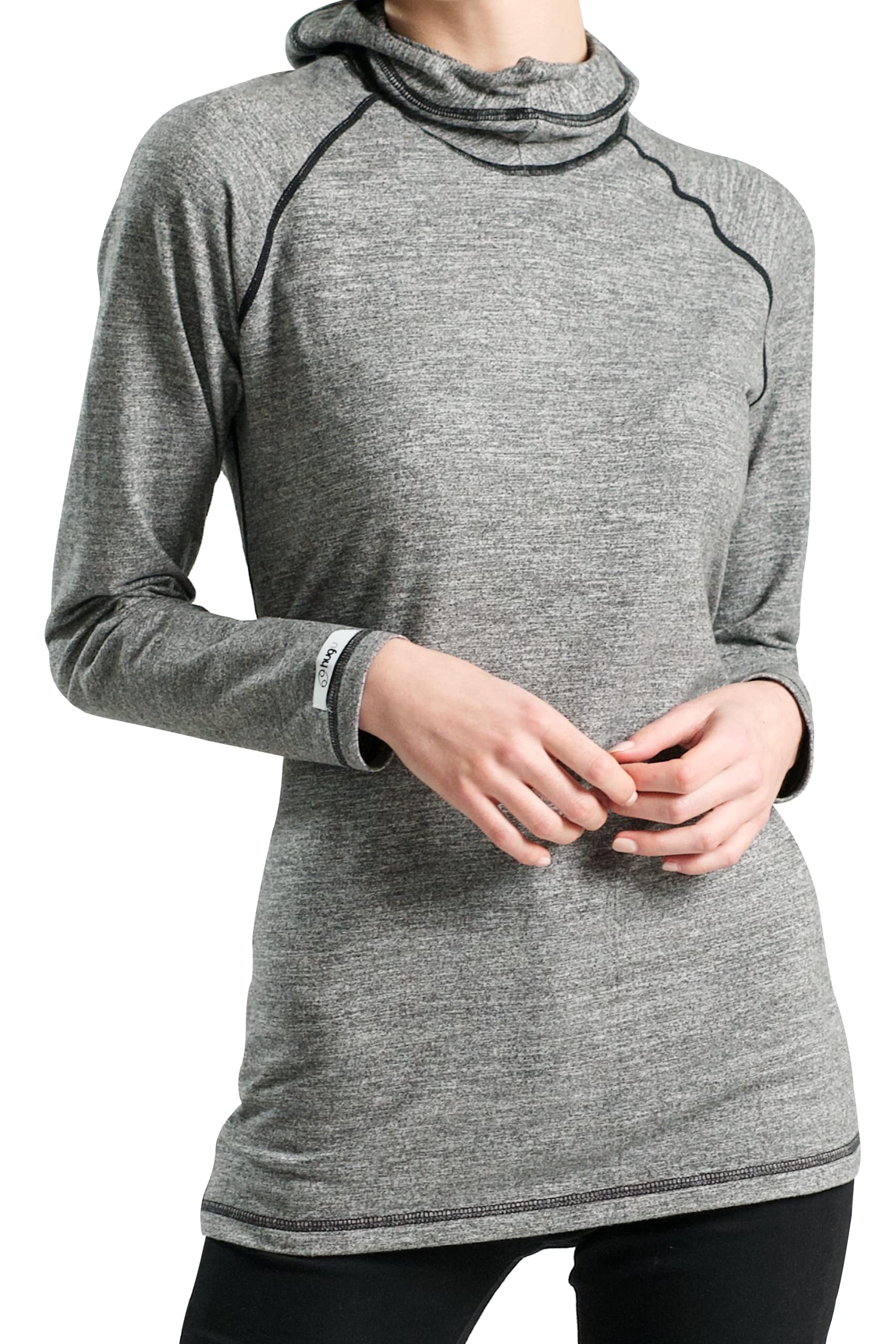 Thermal Workout Shirts for Women & Men | HugU Heattech Long Sleeve Gym Tops | Cold Weather Training & Outdoor Sports Apparel
