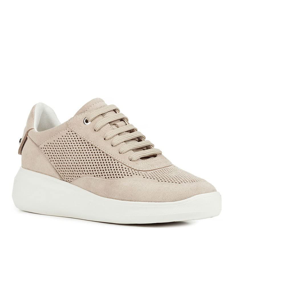 Geox Women's D Rubidia A Sneakers - Breathable Comfort Walking Shoes for Women | Casual & Athletic Wear for Everyday Use, Travel & Outdoor Activities