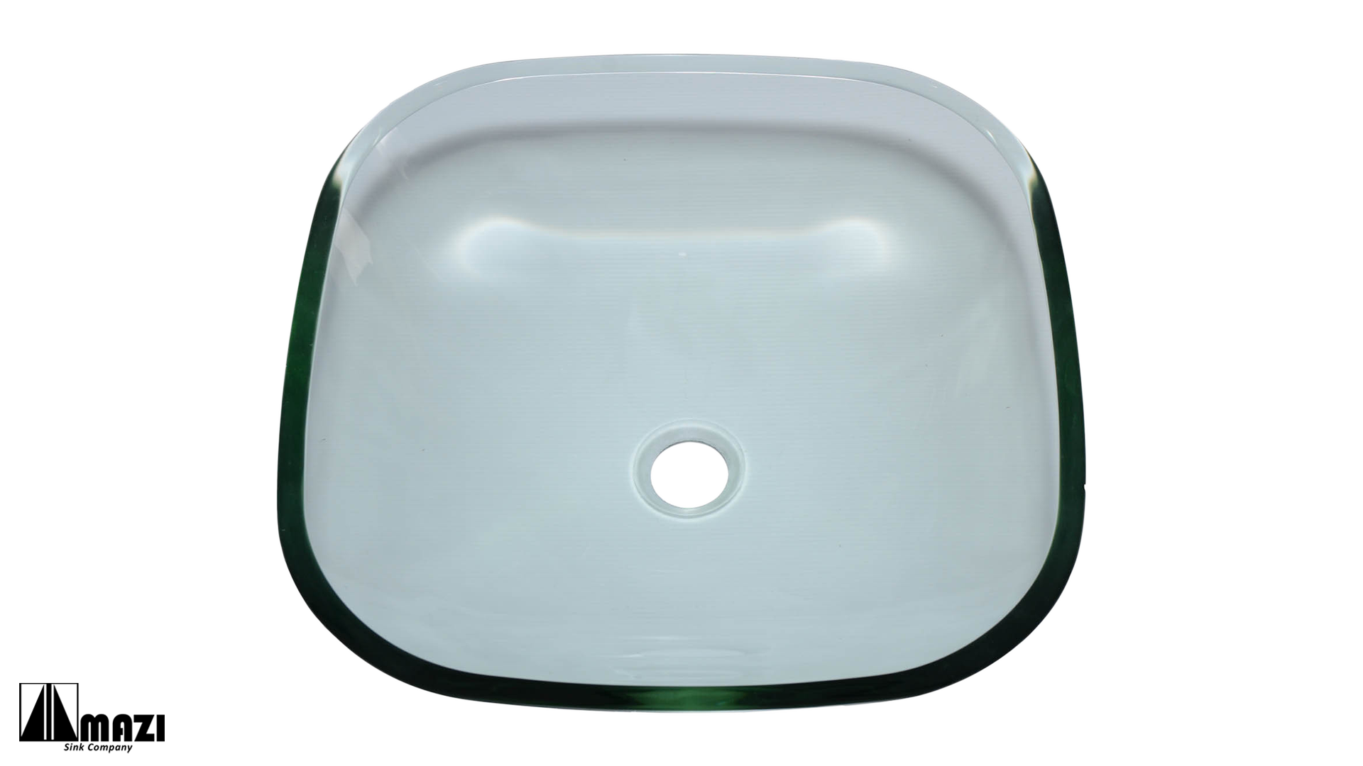 Modern Glass Vessel Bathroom Sink YHT307 - Elegant Above Counter Basin for Contemporary Bathroom Vanity, Powder Room & Spa Decor