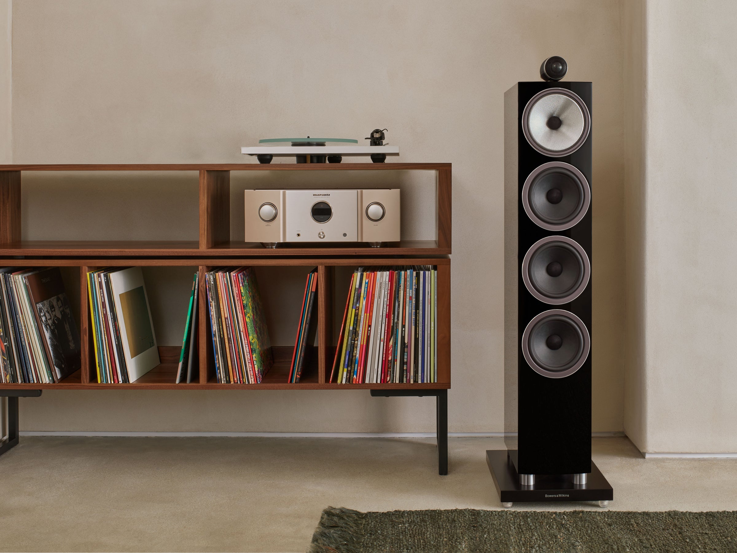 Bowers & Wilkins 702 S3 Premium Floorstanding Speakers (Pair) - High-Fidelity Audio for Home Theater & Music Listening