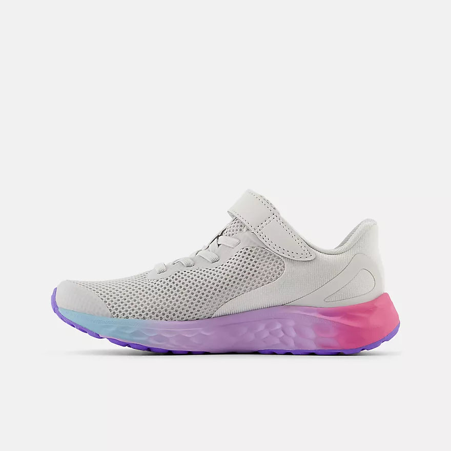 New Balance Grey Matter Arishi v4 Bungee Lace Kids' Sneakers - Lightweight Running Shoes for Boys & Girls - Perfect for School, Sports & Everyday Play