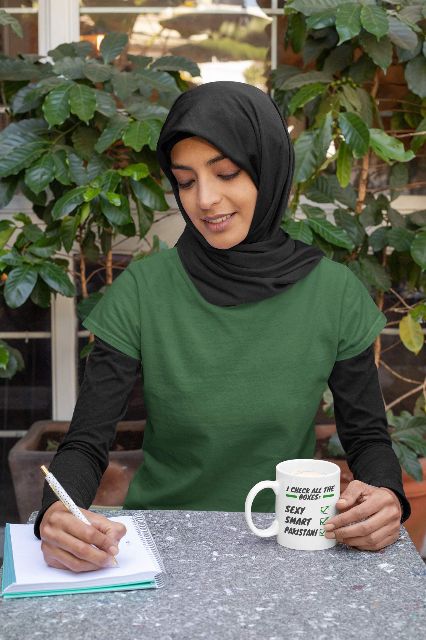 Stylish Pakistani Coffee & Tea Mug - 11oz Ceramic Cup for Home Decor, Gift & Cultural Pride | Perfect for Chai Lovers, Office Use & Pakistani-Themed Parties