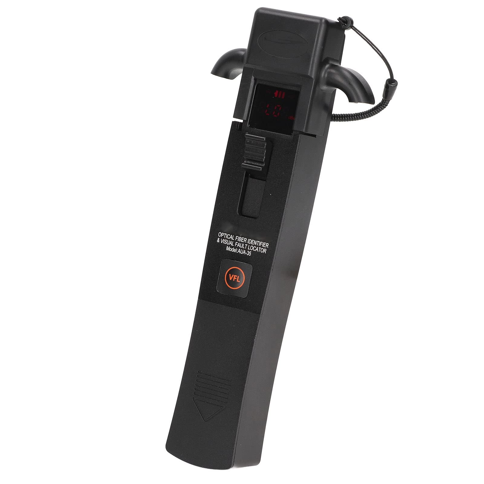 High Accuracy Fiber Optic Cable Tester with LED Display & 4 Adapters - 2kHz Industrial Fiber Traffic Identifier for Network Maintenance & Telecom Installations