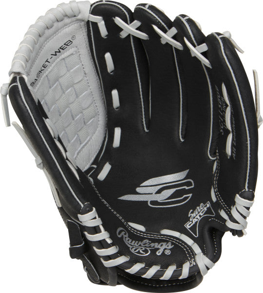 Rawlings Sure Catch Youth Baseball Glove 11.5 Inch - Premium Leather Mitt for Kids & Teens - Perfect for Little League, Practice & Backyard Catch