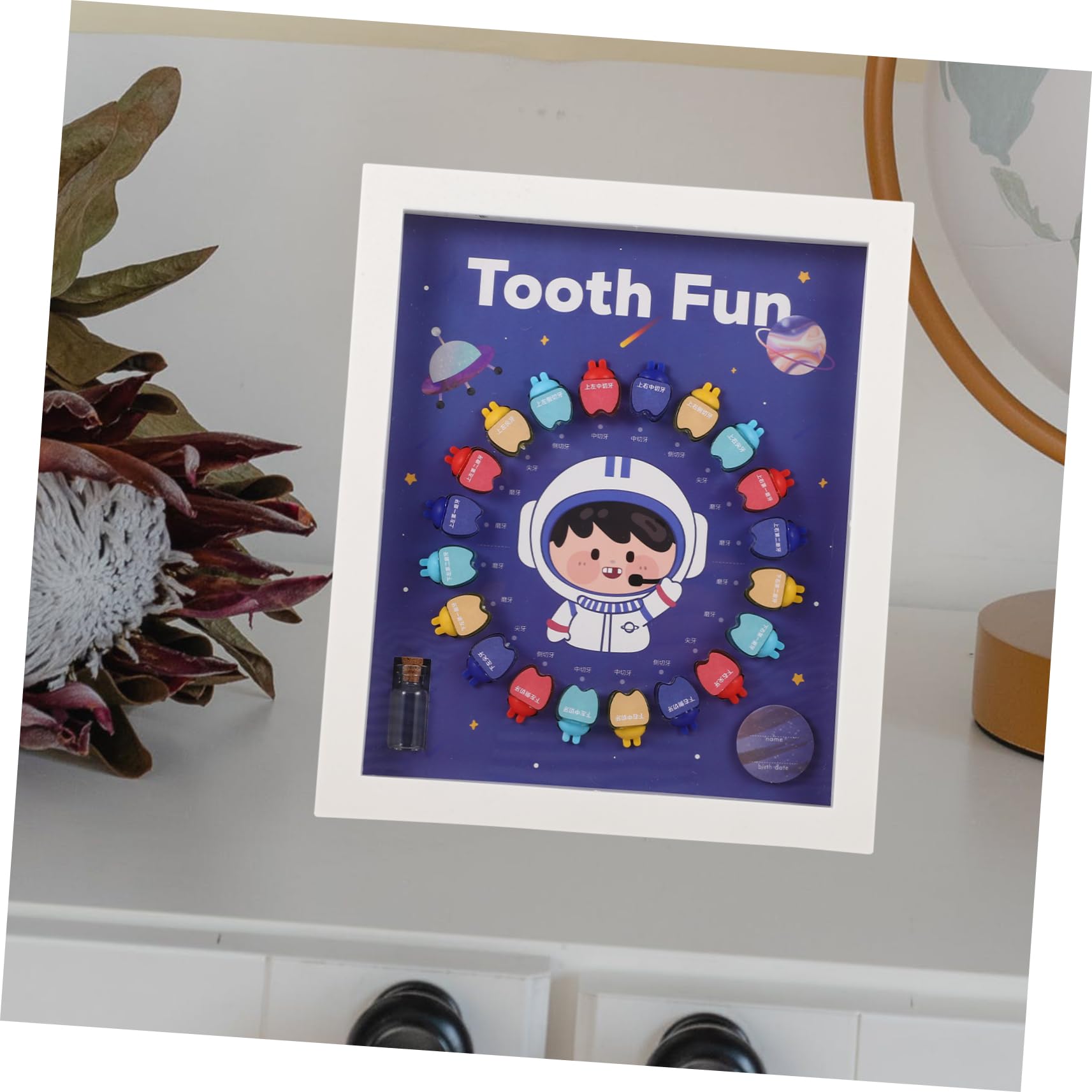 UPKOCH Kids Tooth Storage Box - First Tooth Keepsake Organizer for Baby Teeth, Plastic Tooth Holder for Children's Milestone Memories - Perfect for Baby Showers, First Tooth Loss, and Keepsake Gifting