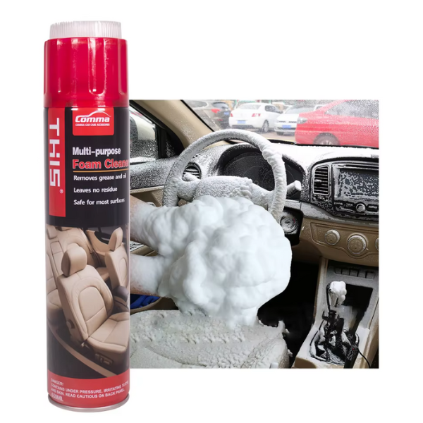 Multi-Purpose Foam Cleaner for Home & Car - Stain Remover for Upholstery, Carpets, Seats | Kitchen, Bathroom, Office Cleaning Solution