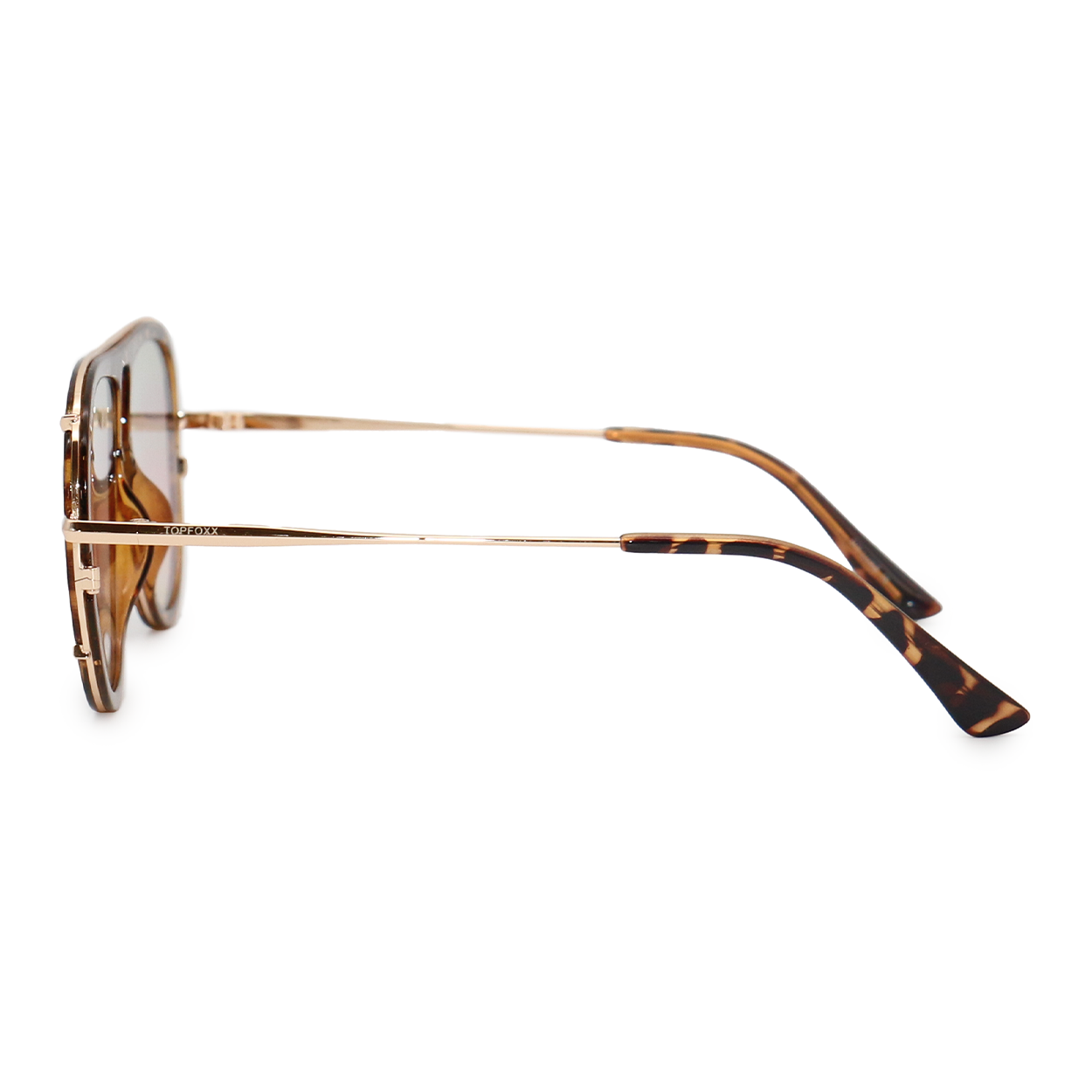 Ivy Luxe Pride Tangle-Free Round Aviator Sunglasses for Women - UV Protection Polarized Lenses for Driving, Beach & Outdoor Activities