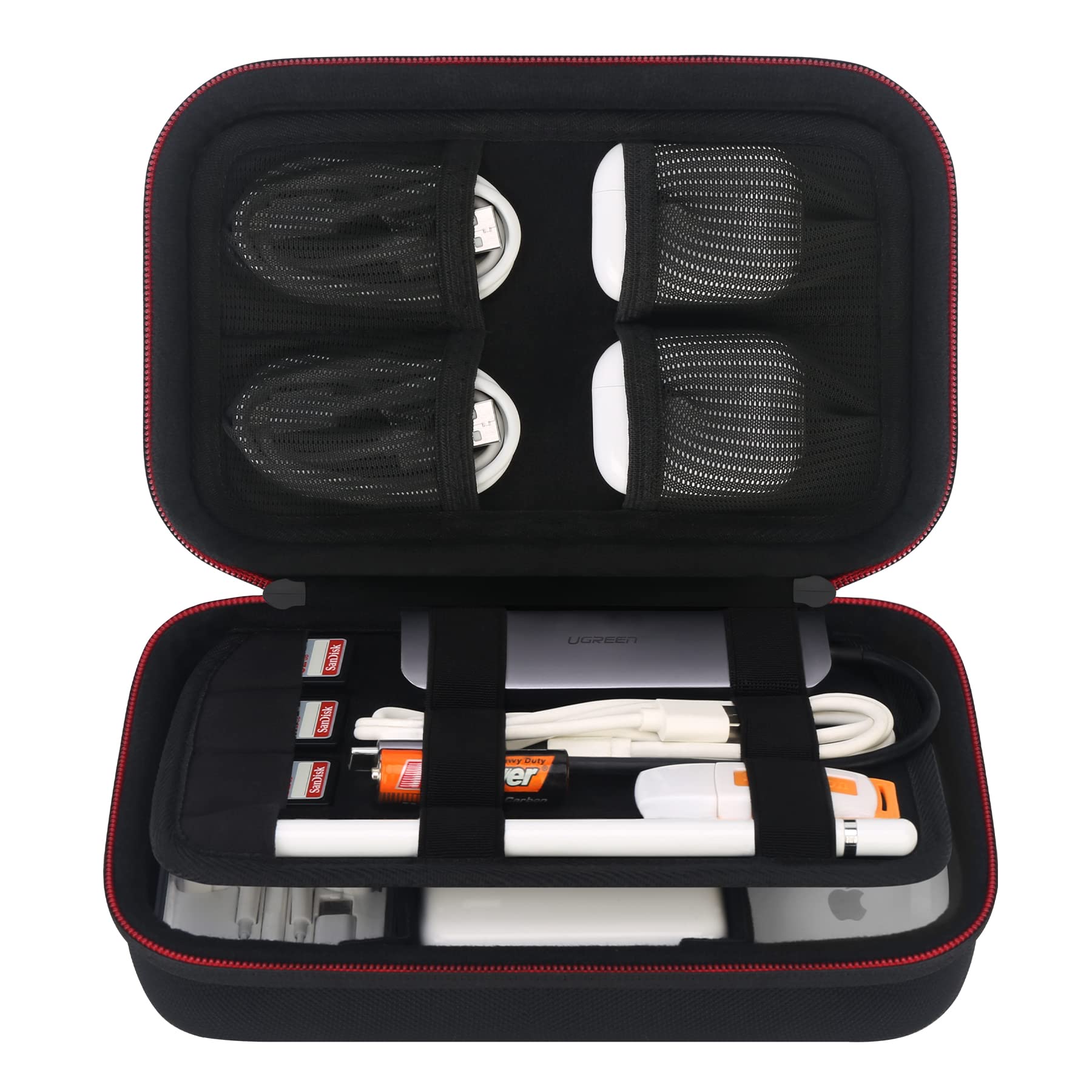 Elonbo Travel Cord Organizer - Universal Tech Storage Bag for Chargers, Cables & Accessories | Perfect for MacBook, Apple Pencil & USB Drives
