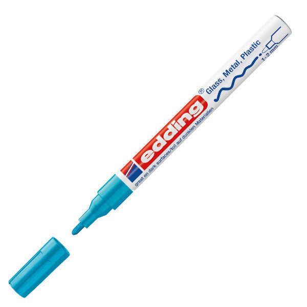 edding 751 Gloss Paint Marker Pen - Medium Point, Oil-Based, Permanent Paint Marker for Glass, Metal, Plastic, Ceramics - Perfect for DIY Crafts, Signage, and Industrial Labeling