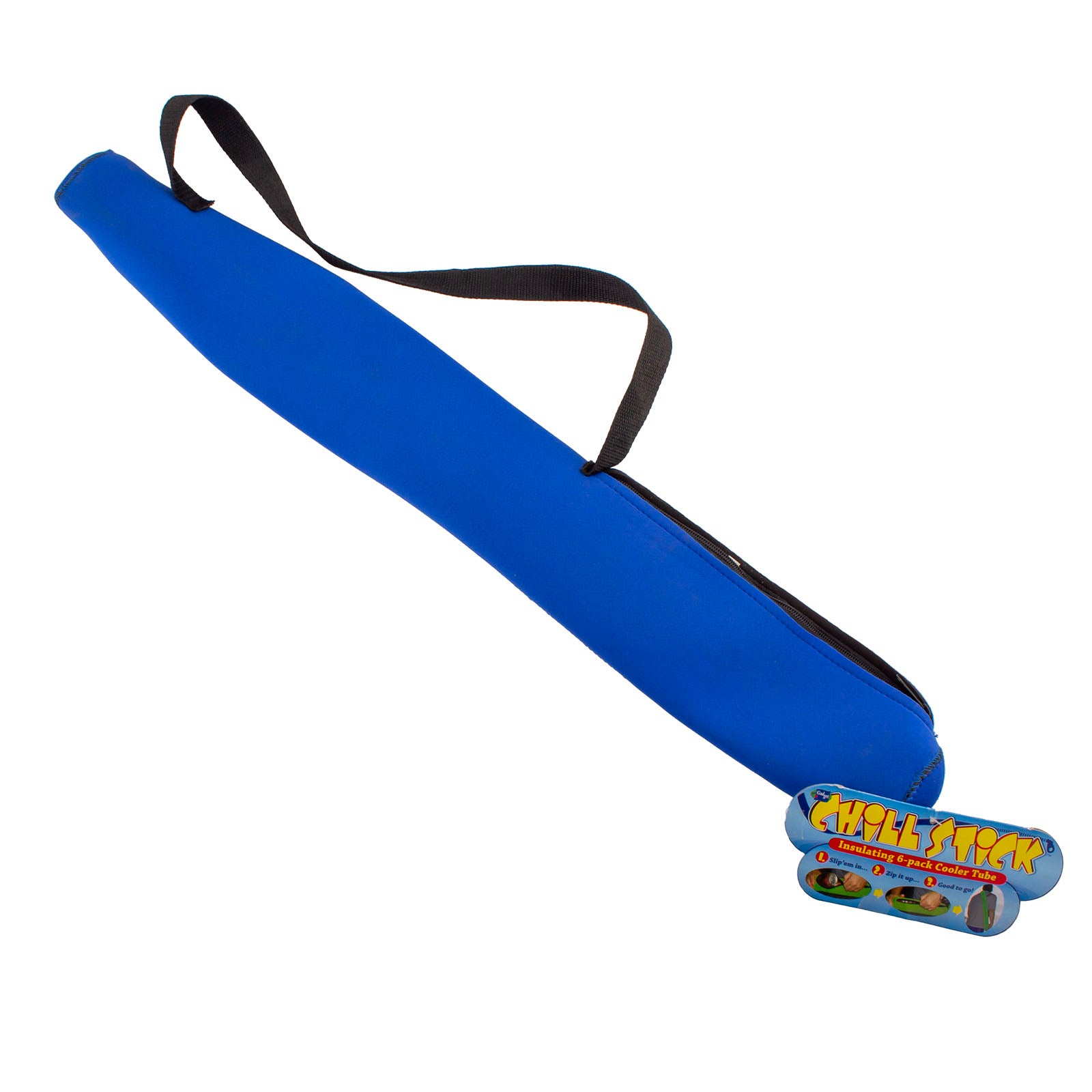 6 Pack Neoprene Chill Stick Cooler Tubes - Perfect for Beer, Wine & Soda Bottles at Parties, BBQs & Outdoor Events