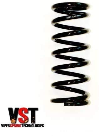 Viper 3 Inch ID Coil Over Spring - Black or Red Options, Multiple Lengths & Spring Rates (Black, 10