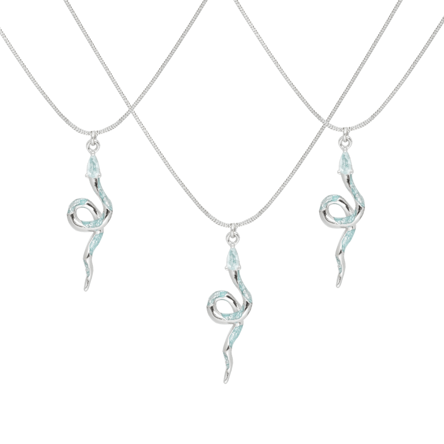 Frozen Serpent Girl Snake Sterling Silver Pendant Necklace™ | Gothic Jewelry for Women | Perfect for Halloween Costume, Cosplay & Dark Fashion Accessories