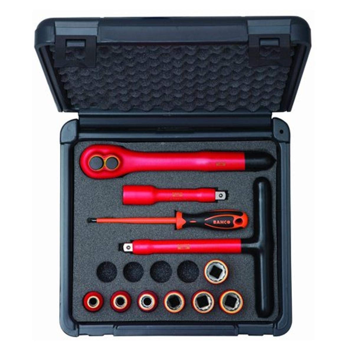 Bahco 19-Piece 1000V Insulated Tool Kit for Electricians - Professional Electrical Repair & Maintenance Tools for Home & Industrial Use