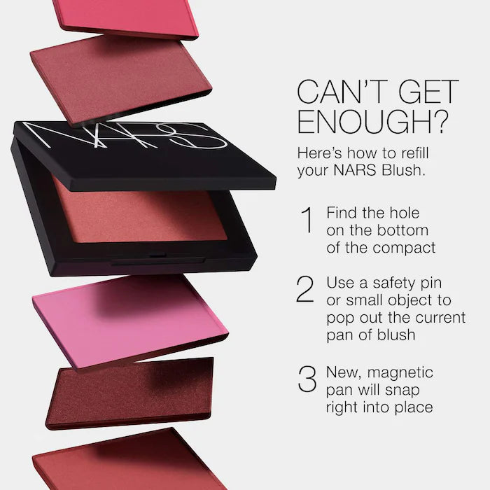 NARS Talc-Free Blush - Long-Lasting, Natural Finish for All Skin Tones | Perfect for Everyday Wear & Special Occasions