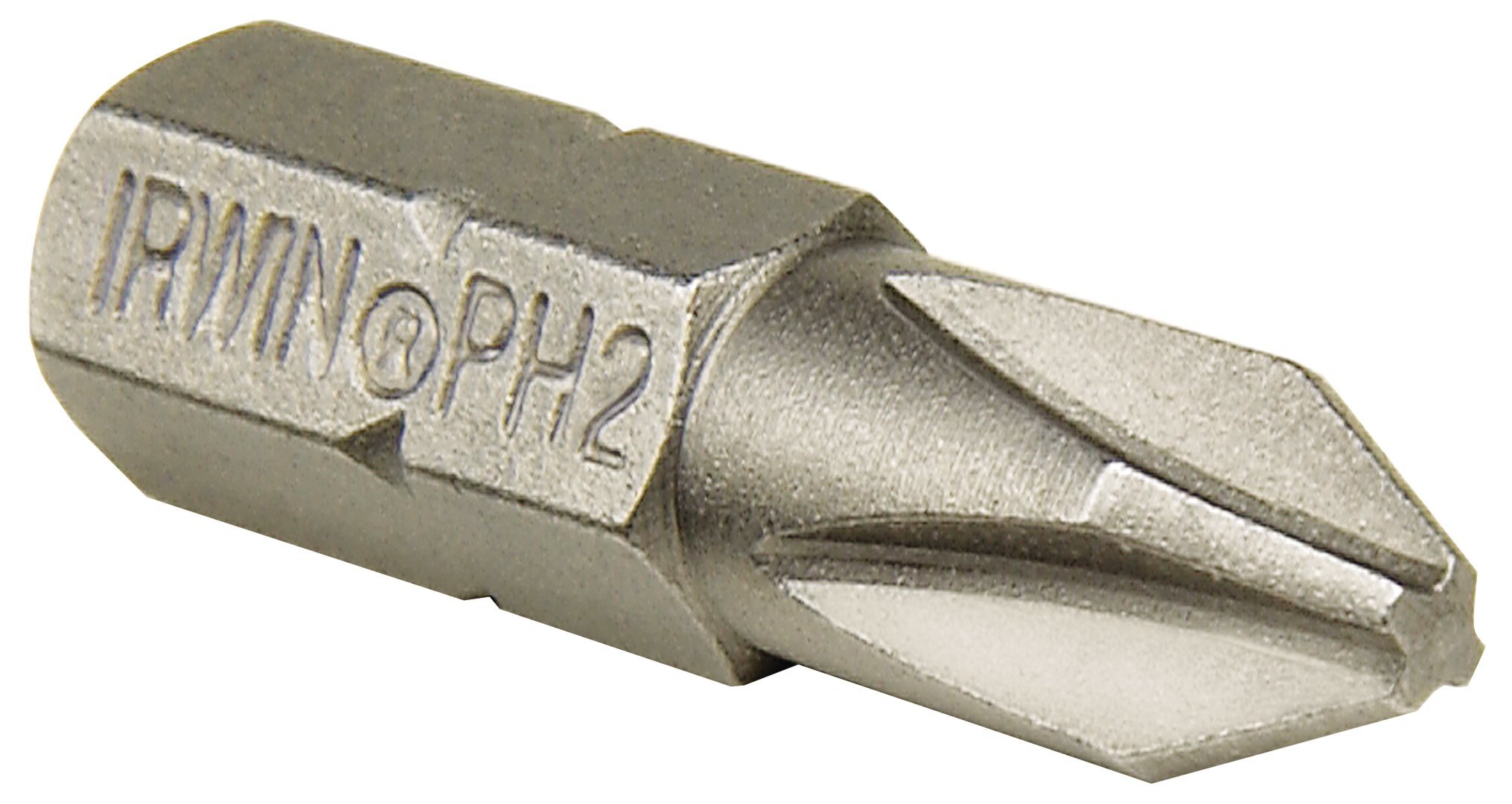 Premium Irwin Screwdriver Bits (2-Pack) - Phillips PH2 25mm for Woodworking, Furniture Assembly & DIY Home Repairs