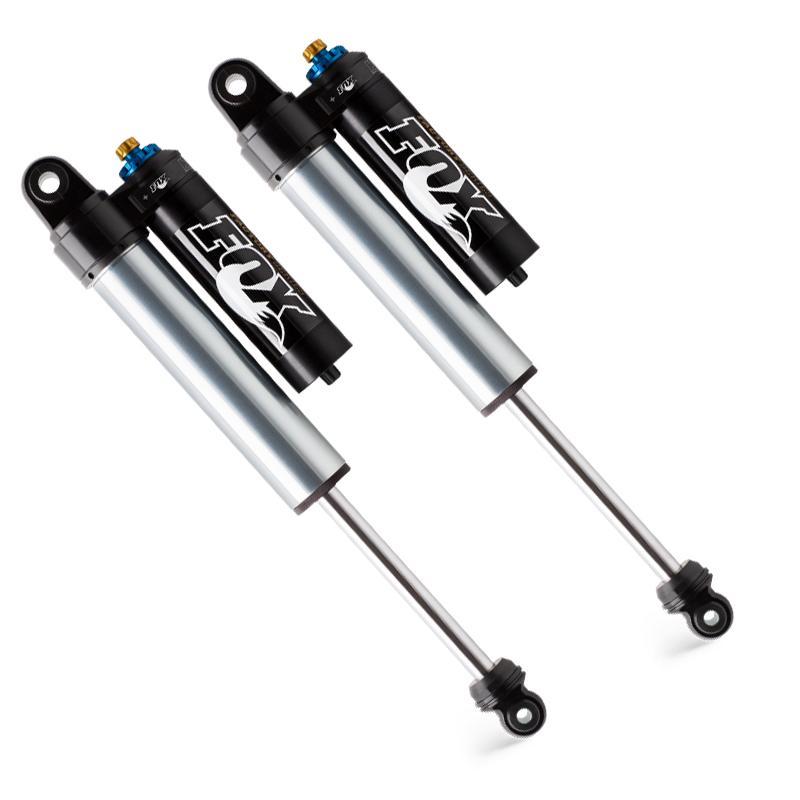 2005-2023 Toyota Tacoma Fox 2.5 Factory Series Remote Reservoir Rear Shocks - Off-Road Performance & Smooth Ride for Adventure Trucks