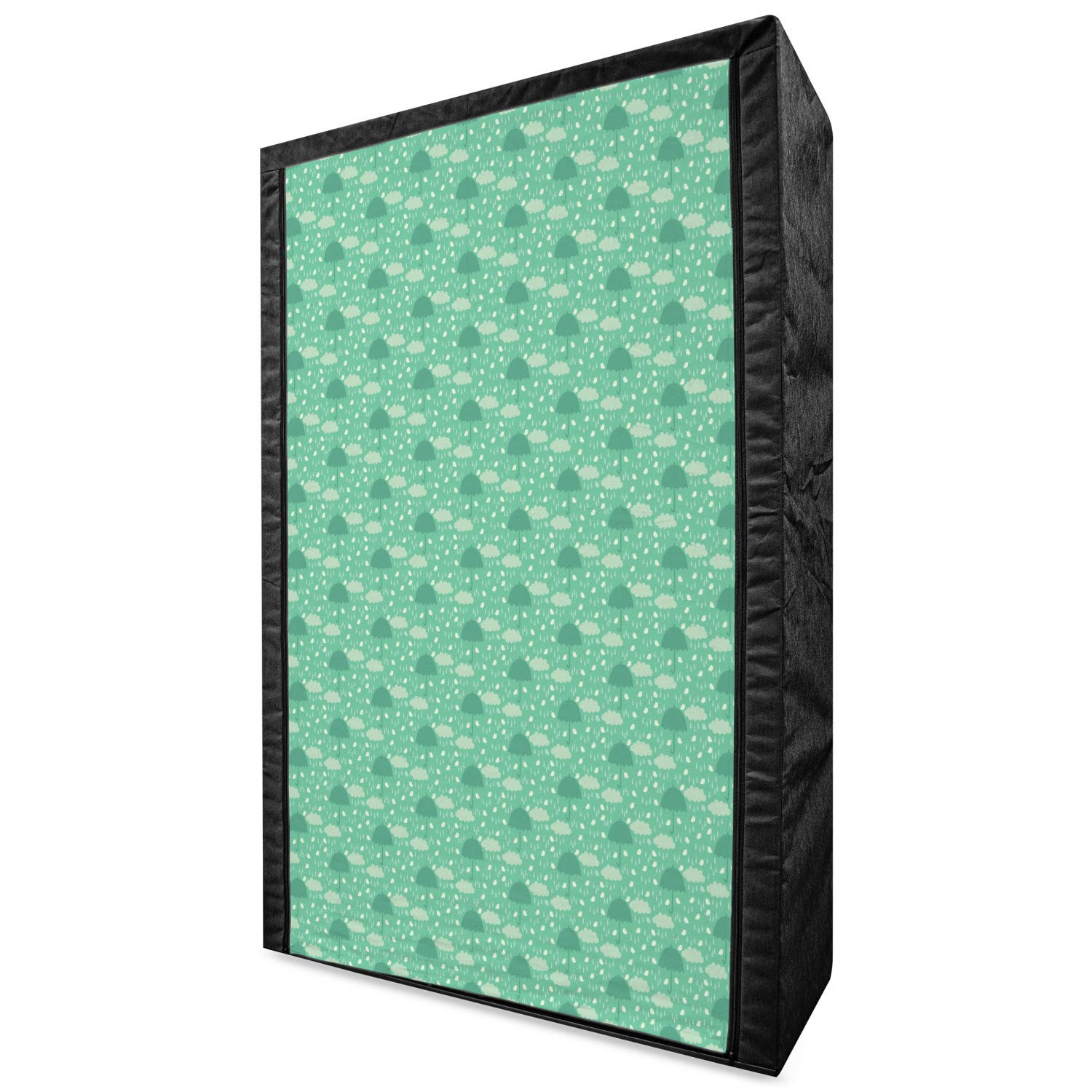 Ambesonne Portable Fabric Wardrobe with Shelves - 42.5