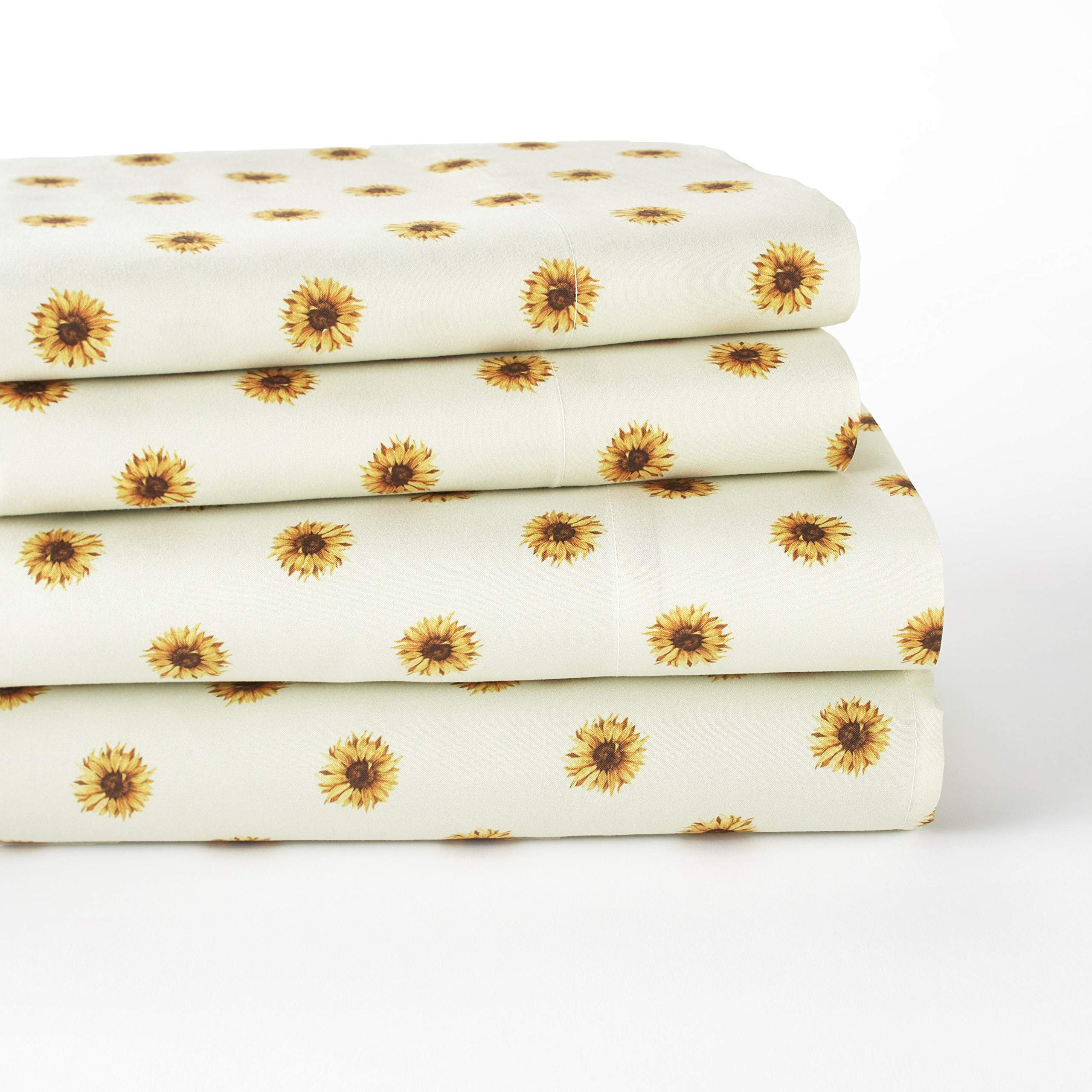 Sunflower King Bedding Set - 4pc for Cozy Bedroom Decor