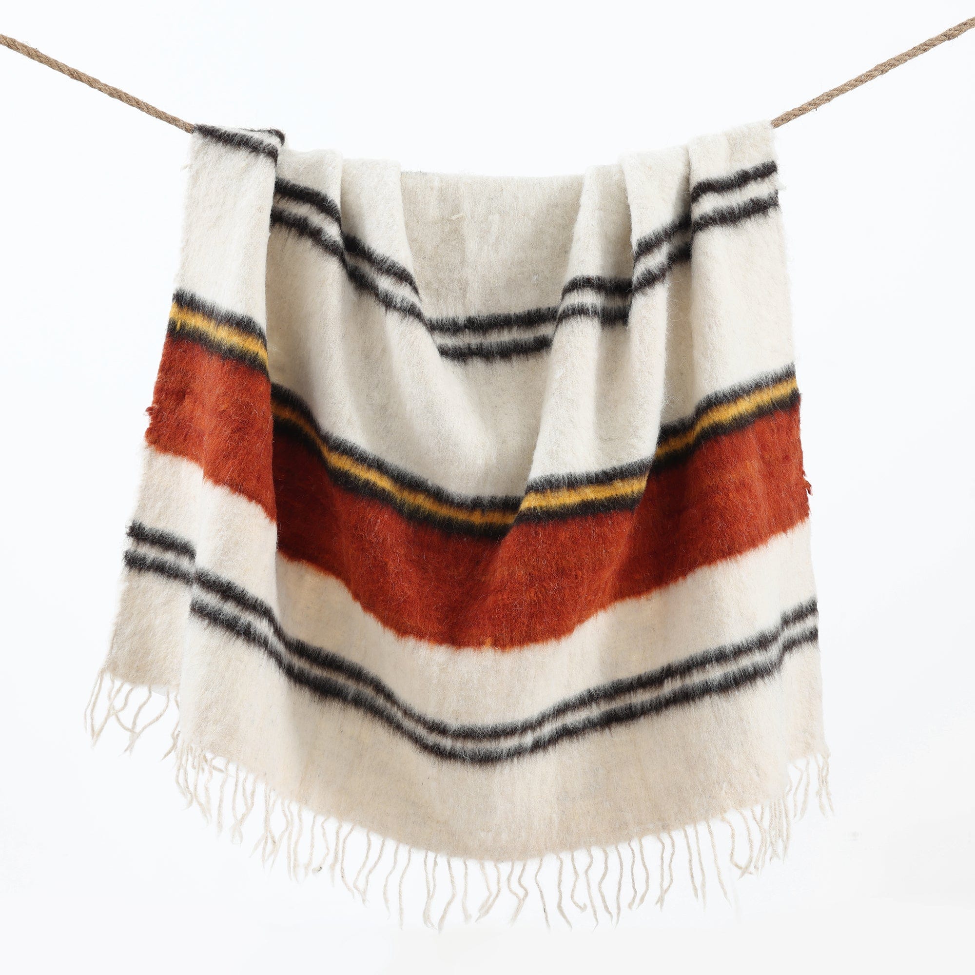 Solola 100% Wool Handwoven Throw Blanket - Soft & Cozy Luxury Blanket for Couch, Bed, Sofa - Perfect for Winter, Gifts & Home Decor