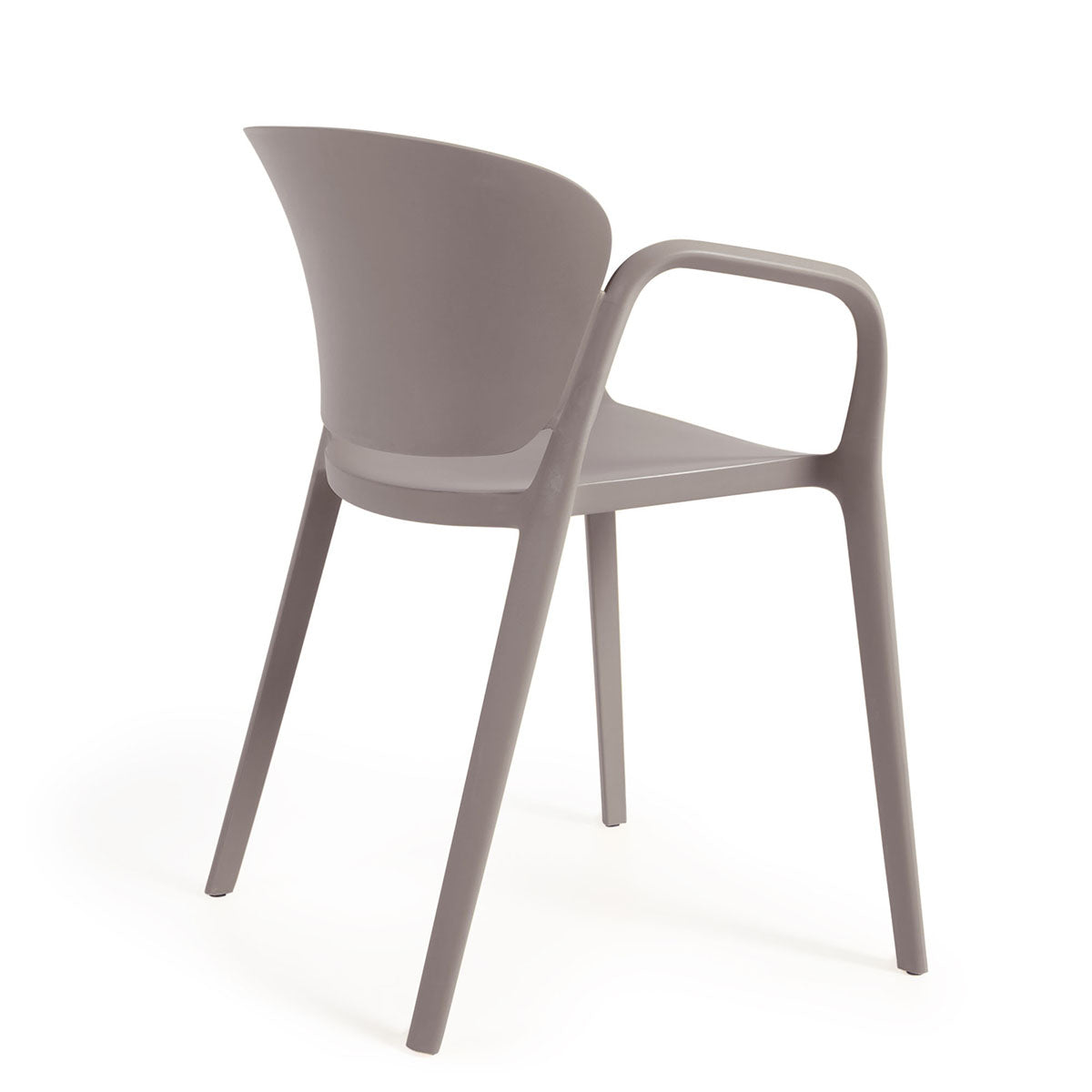 Ania Outdoor Dining Chair - Weather-Resistant Patio Chairs for Backyard, Garden, Poolside & Restaurant Use - Comfortable Stackable Outdoor Seating for Parties & Entertaining