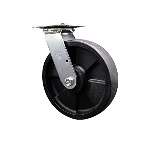 Swivel - No Brake - Black